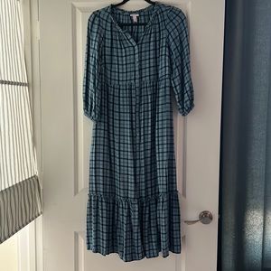 Isabel Blue Maternity Dress